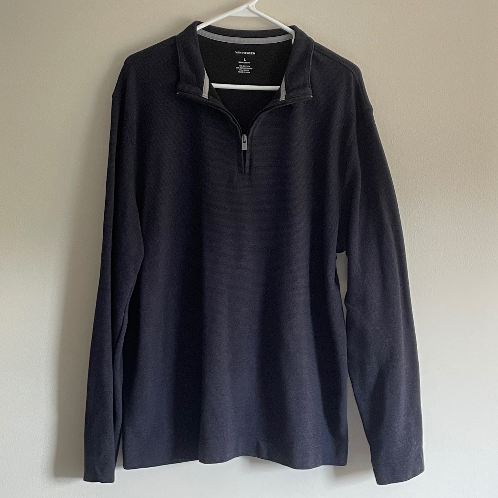 Van Heusen Men’s Quarterzip Sweater
